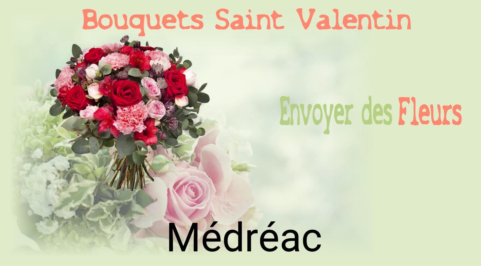 Roses de Saint-Valentin livrées à Médréac